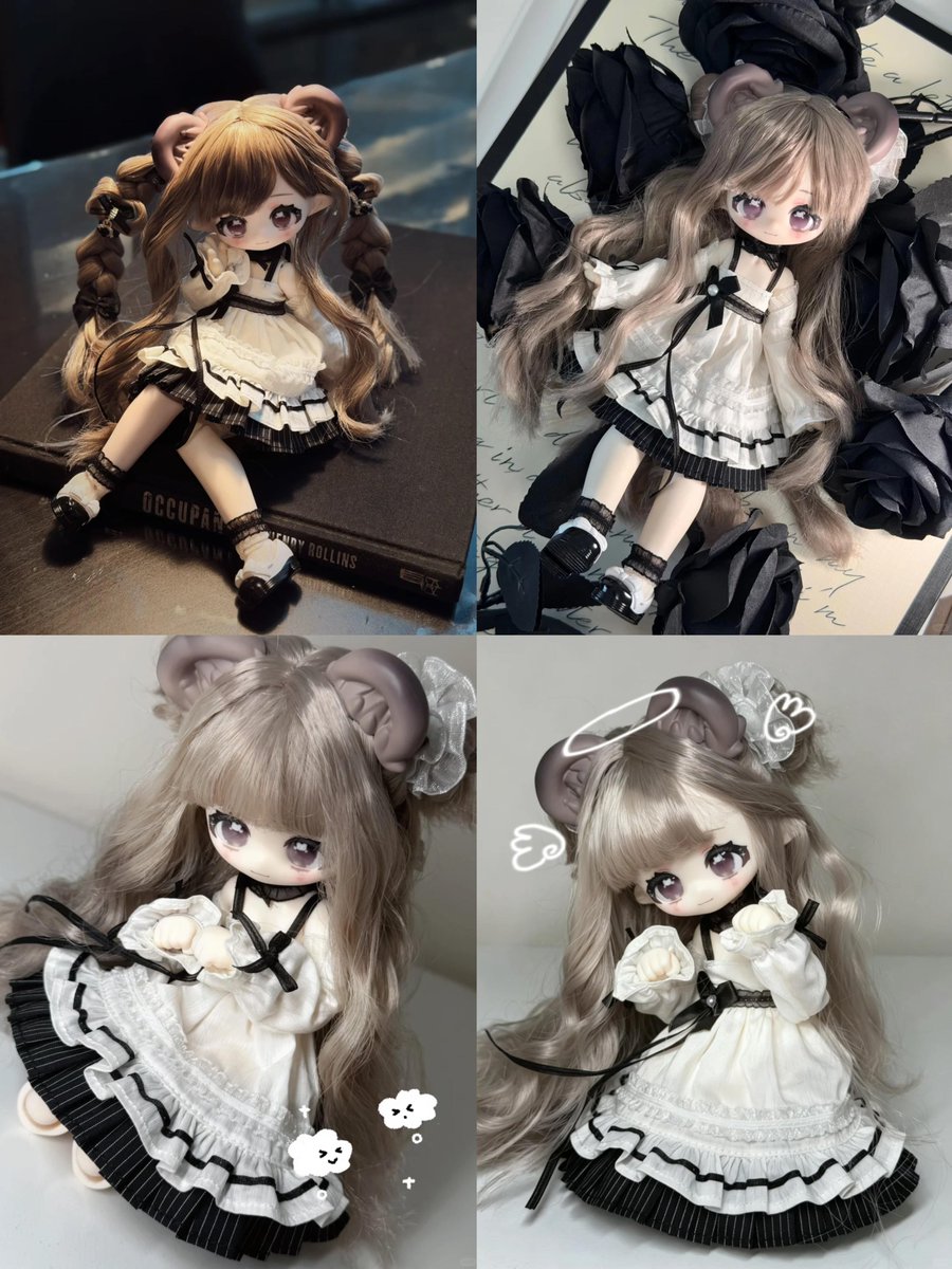 hermeow_shop's tweet photo. 📢🆕予約受付中ブランドドール新作追加情報🆕📢
「造物の心」シリーズで知られるMEKI（メキ）の公式SNSより、オリジナル植毛BJDドール新作「モフモフおやすみ」のモニター企画画像が続々公開❣
今回ご紹介のは、通常種類の「奈々」と「メイメイ」✨

現在、当店にて好評予約受付中：
https://t.co/v3cDRyRZxq

※モニター画像では、非公式の衣装やヘアアレンジが使用されている場合があります。実際の商品仕様は、公式の商品画像および実物をご確認ください。

※本情報の転載については、メーカーより許可を得ております。

当店の本シリーズ関連ツイート：
https://t.co/Z10dUI9f0n