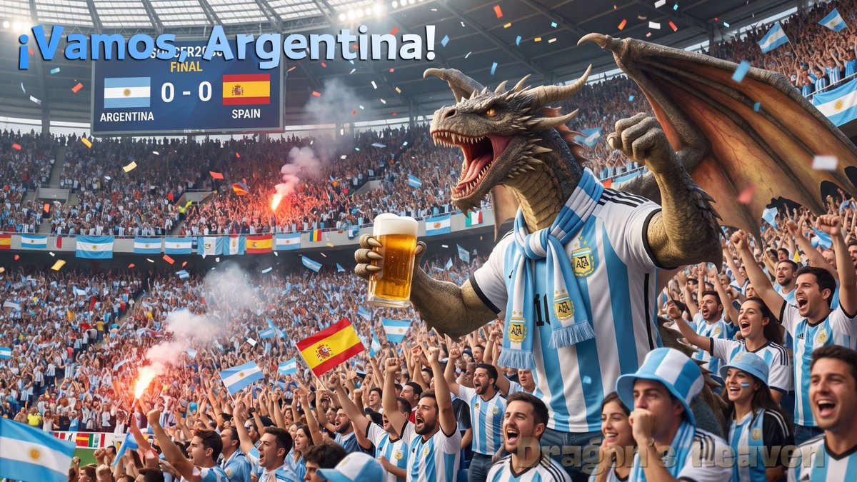 Argentina Dragon Stadium Celebration