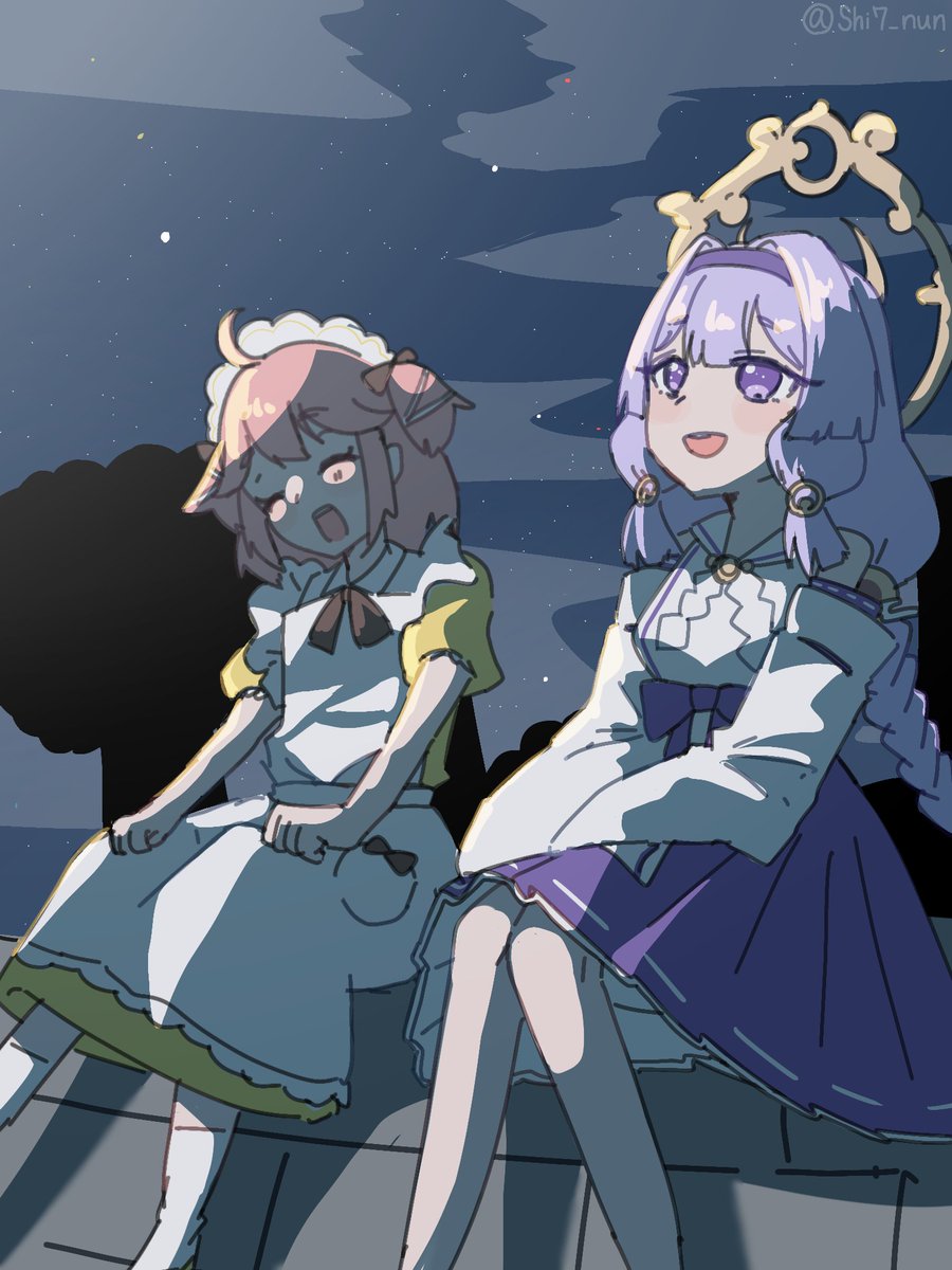 Shi7_nun's tweet photo. ※擬人化
きれいだね
#トリッカル #ヨミ https://t.co/ZHSe5o5fHe
