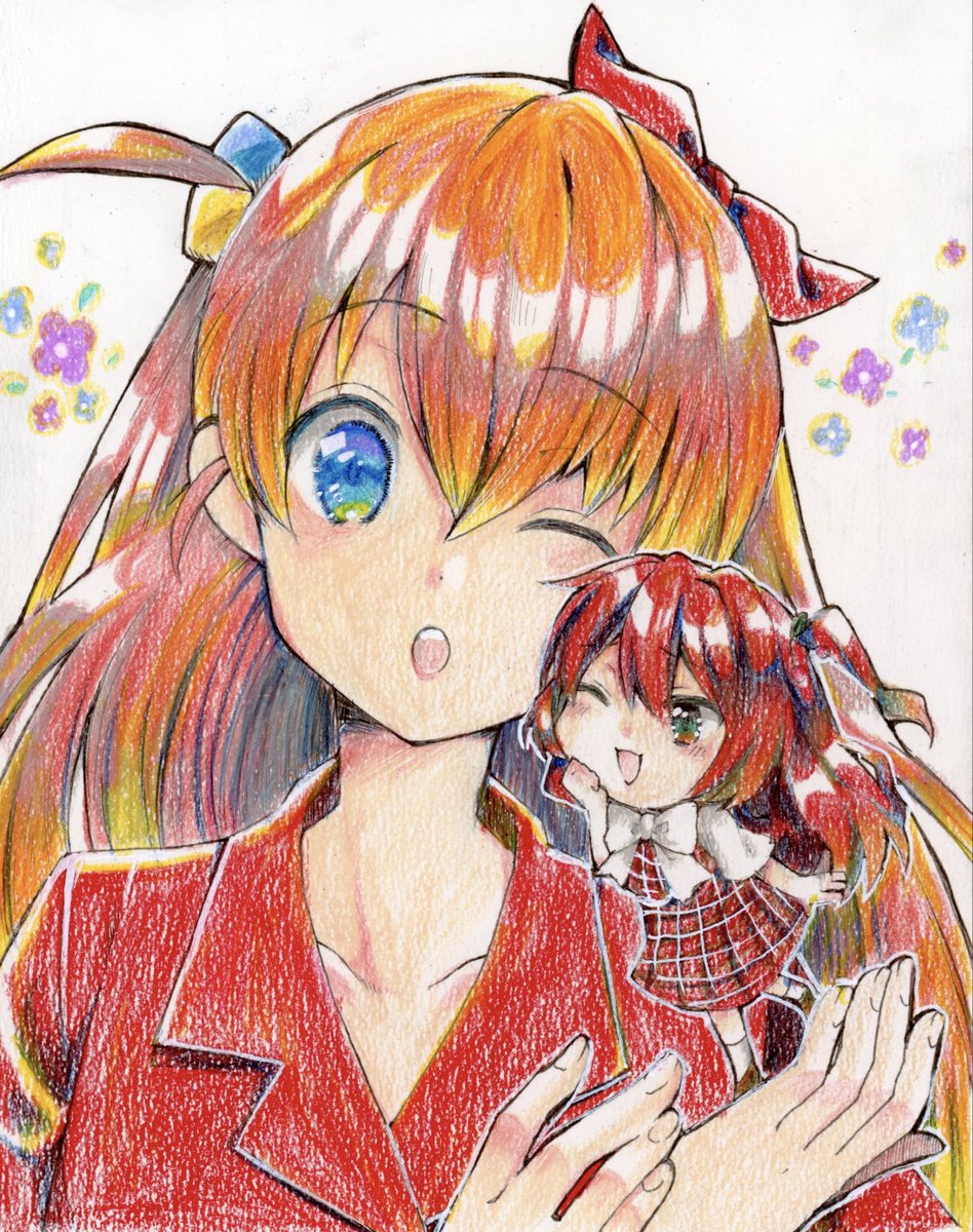 アナログで描いたぼ喜多🎸 （5億年ぶりの色鉛筆）