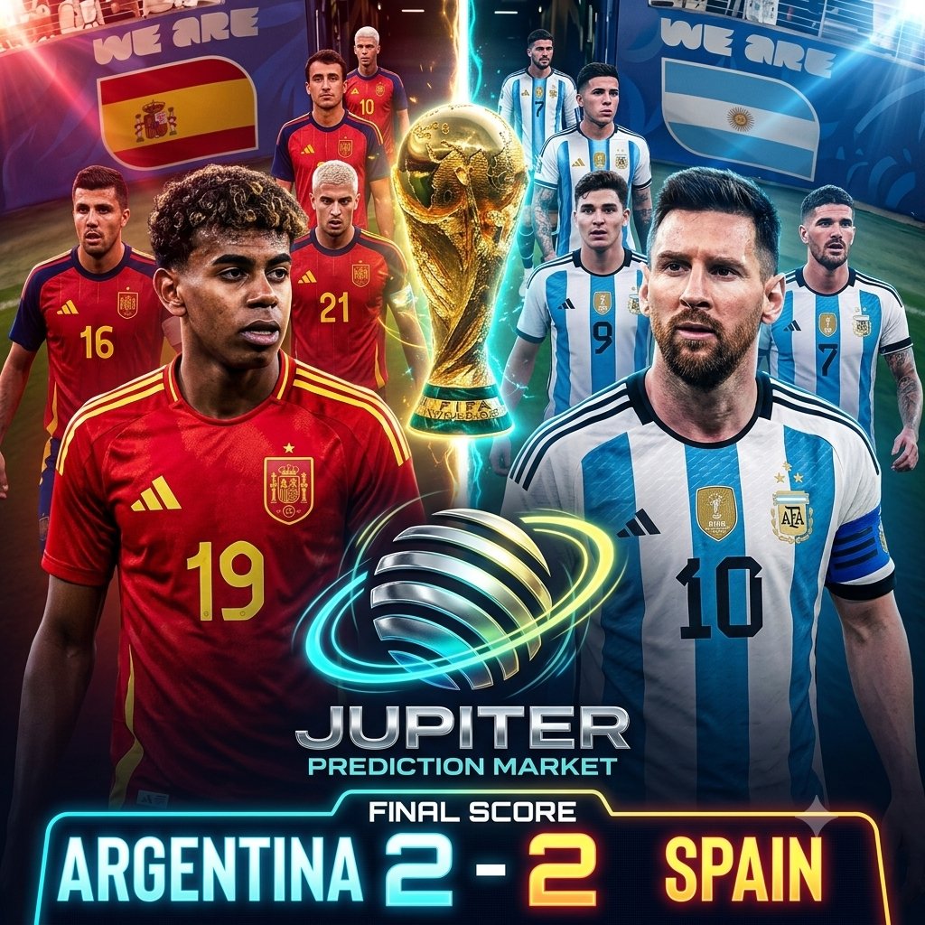 Yoggaami's tweet photo. @jup_predict End as draw

2-2

Lamin to score or make assist

Messi to score or make assist 

EVERYONE LOVE AND PREDICT WITH @jup_predict 🔥🔥 https://t.co/CTFv1gCxcR