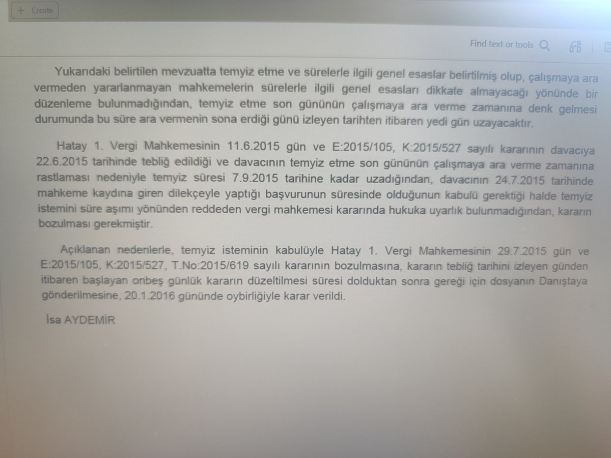 ihtiyaronder's tweet photo. Adli tatilde süreler, çalışmaya ara vermeyen mahkemeler için de uzar. 

Danıştay 3.D- K:2016/216
Danıştay 12.D-K:2020/1817 https://t.co/evTnP0esrH