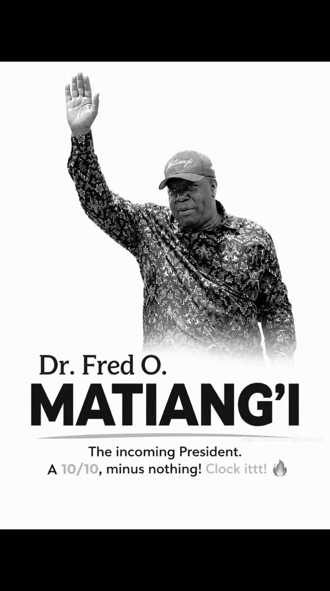 DouglasOgeto4's tweet photo. "Dr. Fred Matiang'i: I won't be intimidated by Ruto. I instruct my people not to give him any votes — not even 5%."

✓ Gachagua has Central  
✓ Matiang'i has Gusii  
✓ Kalonzo has Ukambani  

Ruto's next move? https://t.co/UkJ8d2tA8L