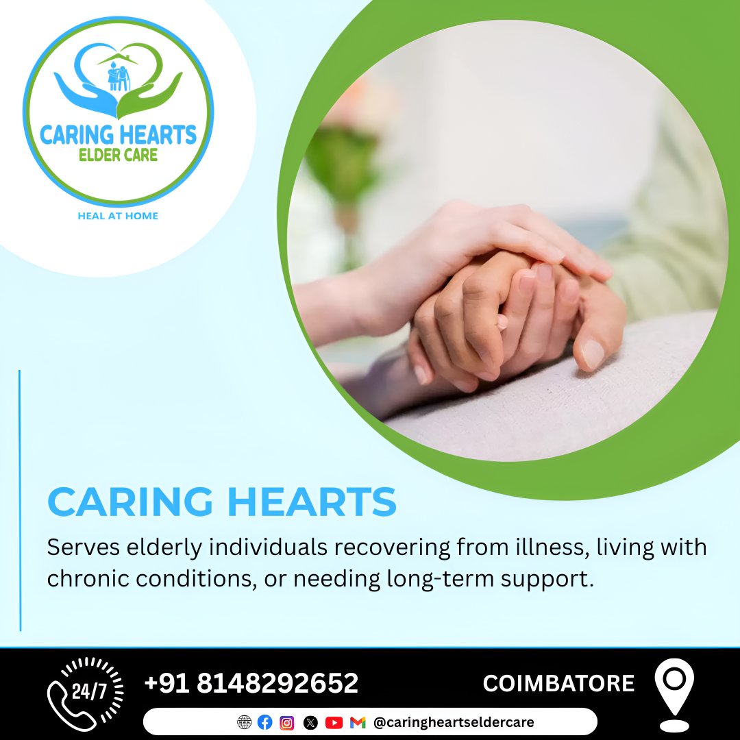 caringheartsEC's tweet photo. Elder Care at home!

#Caringheartseldercare #Eldercare #Nursingcare #Kovai #Hospital #Care #Wecare #Homecareincoimbatore #Eldercareincoimbatore #Best #Seniorcare #RSpuram #Singanallur #Chennai #Coimbatore #Tirupur #Parents #Health #Medicalcare #Nurseathome #India #Senior #Cure https://t.co/iMdwKSvJ07