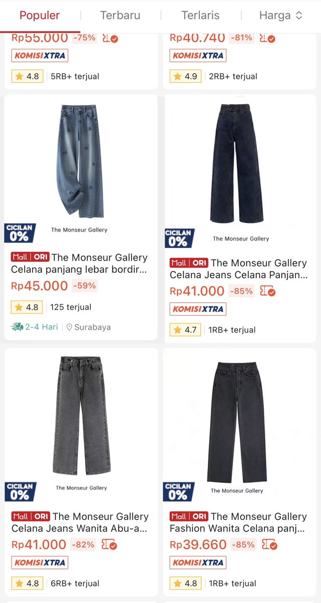 ilsyaaa___'s tweet photo. INII BENERANN? 50k bisa dapett celana jeansss⁉️ https://t.co/zgalDzovUx