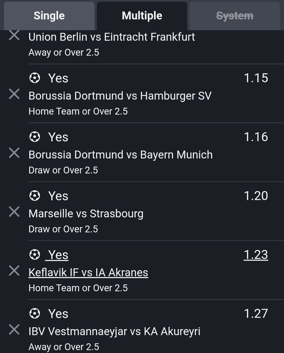 big3ree_'s tweet photo. Home or Over 2.5 ✔️

Away or Over 2.5 ✔️

Draw or Over 2.5 ✔️

Code: QTNH5J

#Sportybet #Sportybetcode 🔞 https://t.co/4jTwPmTc61