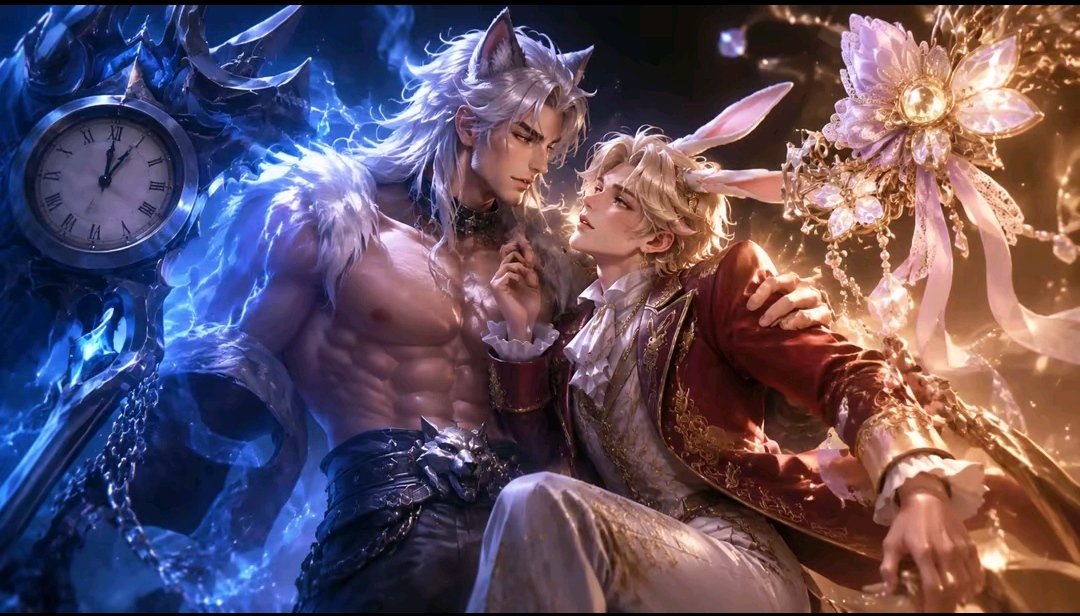 Samk7j's tweet photo. Phoveus &amp; Marecl Valentine Skin Wohhh 😭 #MLBB @MobileLegendsOL #Phocel https://t.co/cTedEEHtsm