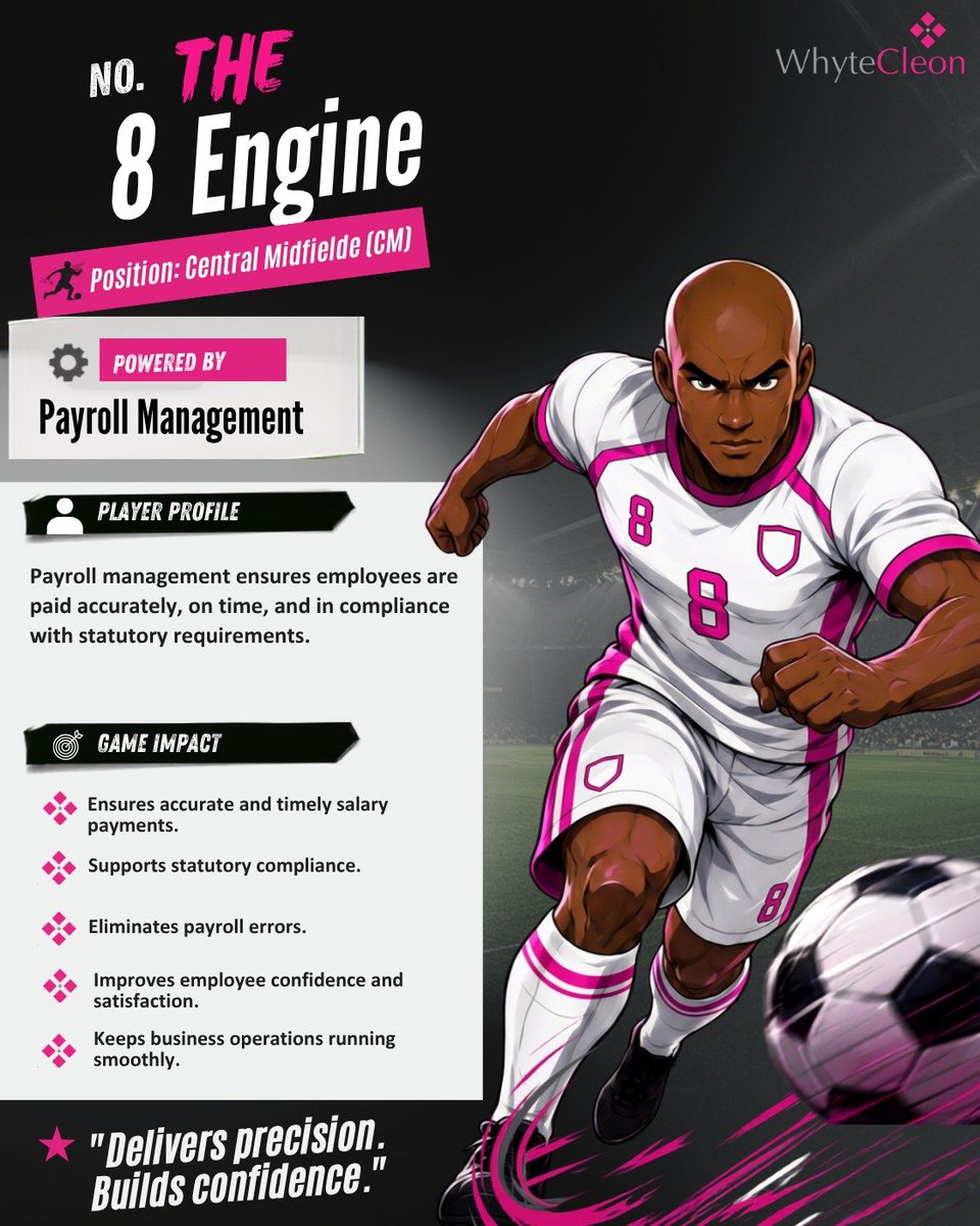 WhyteL25852's tweet photo. Every winning team has an engine. Payroll Management keeps your workforce running smoothly with accurate, timely, and compliant payroll processing.

Is your business powered for performance?

#WinningSquad #Payroll #Fifa https://t.co/UFVcSRnZFY