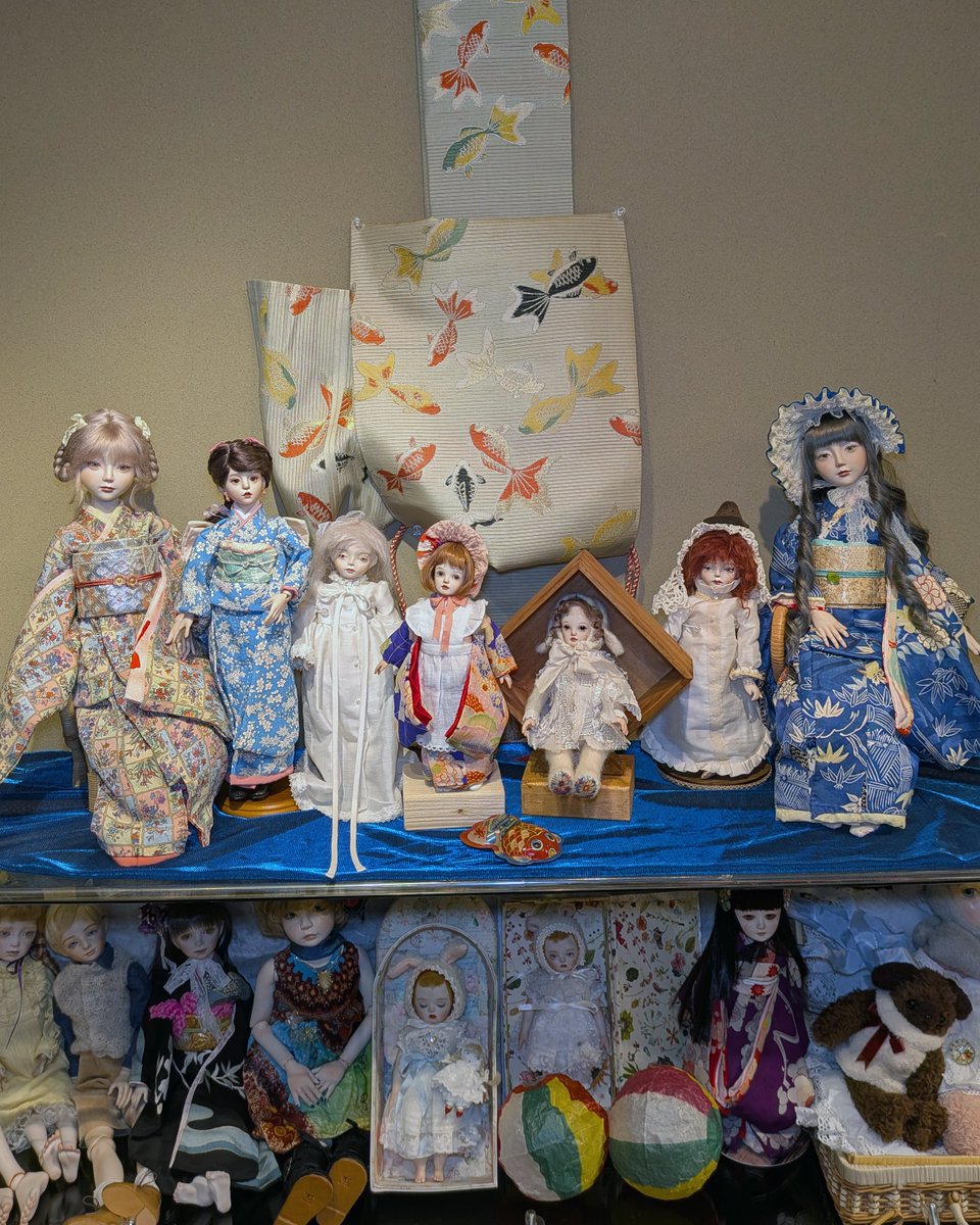 展示です♥ no.2 I took some commemorative photos with the artworks that will soon