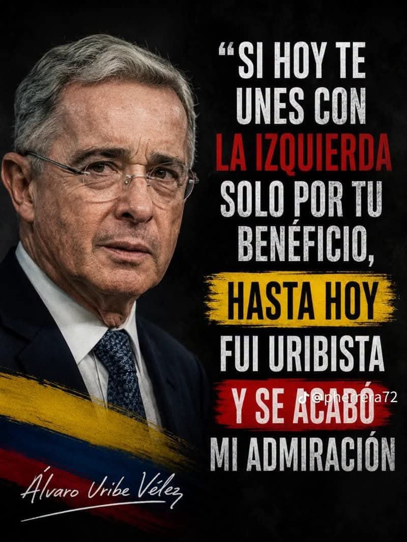 elenavilla28's tweet photo. Hasta hoy con Uribe 

Seguimos firmes por la patria con el Dr Abelardo De La Espriella https://t.co/sFpZg56VM4