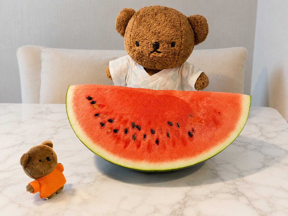 boris_menma's tweet photo. わあ おっきな すいか🍉

#ボリス https://t.co/xGuafLqOfp
