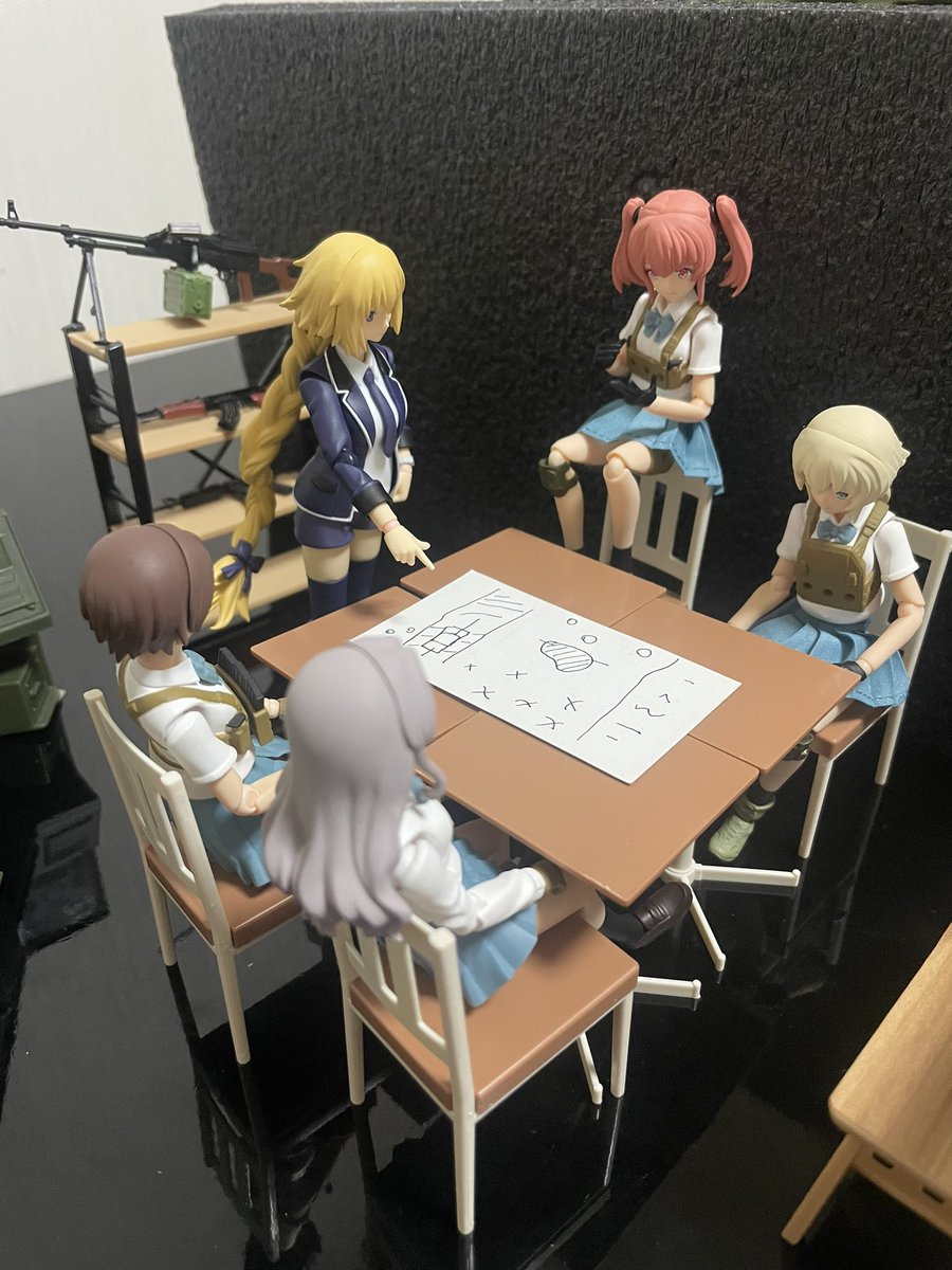 tuvpg's tweet photo. #深夜の小武器庫部
#リトルアーモリーを装備 
#toyphotography

お題『作戦会議(briefing)』 https://t.co/7XmYceDZD4