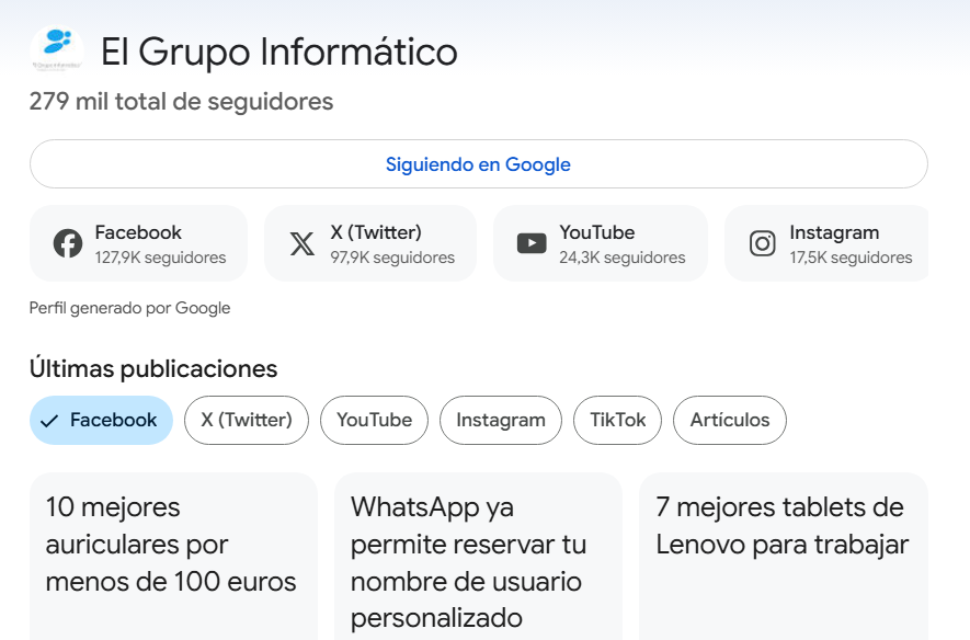 EGInformatico's tweet photo. ¿Todavía no nos sigues en Google? Al seguirnos podrás estar informado de todas las novedades tech que publicamos en nuestra web ✅

Síguenos aquí 👉 https://t.co/opAAwBQalx https://t.co/VSj2dQzTN2