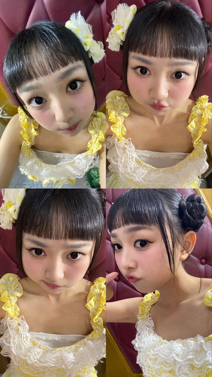 SNayla_JKT48's tweet photo. Day one poni kudaaa hahaha 
Kali ini beneran guys!! Percaya kan!!??
Cocok gaaa…. BTW terimakasih show nyaa
オン眉したよー！どお！？　似合ってますか！？笑
ラムネの飲み方公演ありがとう！
明日のオンラインお話会で待ってるね！
See u vc besok!!!!!!! https://t.co/cVvN9TyP7M