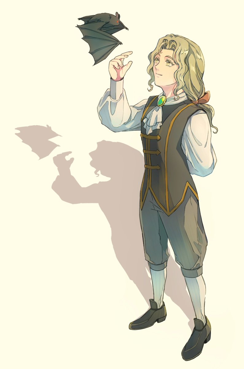 ocomor3's tweet photo. アドリアンと蝙蝠 🌕🦇 #Castlevania https://t.co/FAWX51jlvh