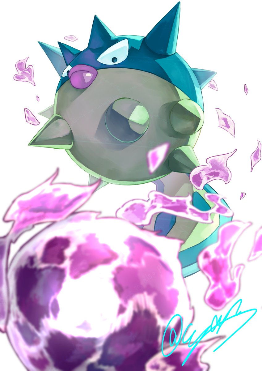 cyan449's tweet photo. #ハリーセン #Qwilfish は　相手を
道連れに　しようとしている！ https://t.co/ZKwoUAS8ej
