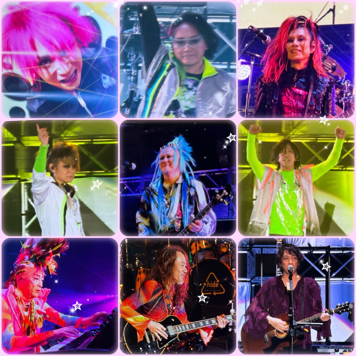 確認用です。hide out様 ひとまずセトリandちょこっと！ なんて膨大なんだろう😭愛あるステージ