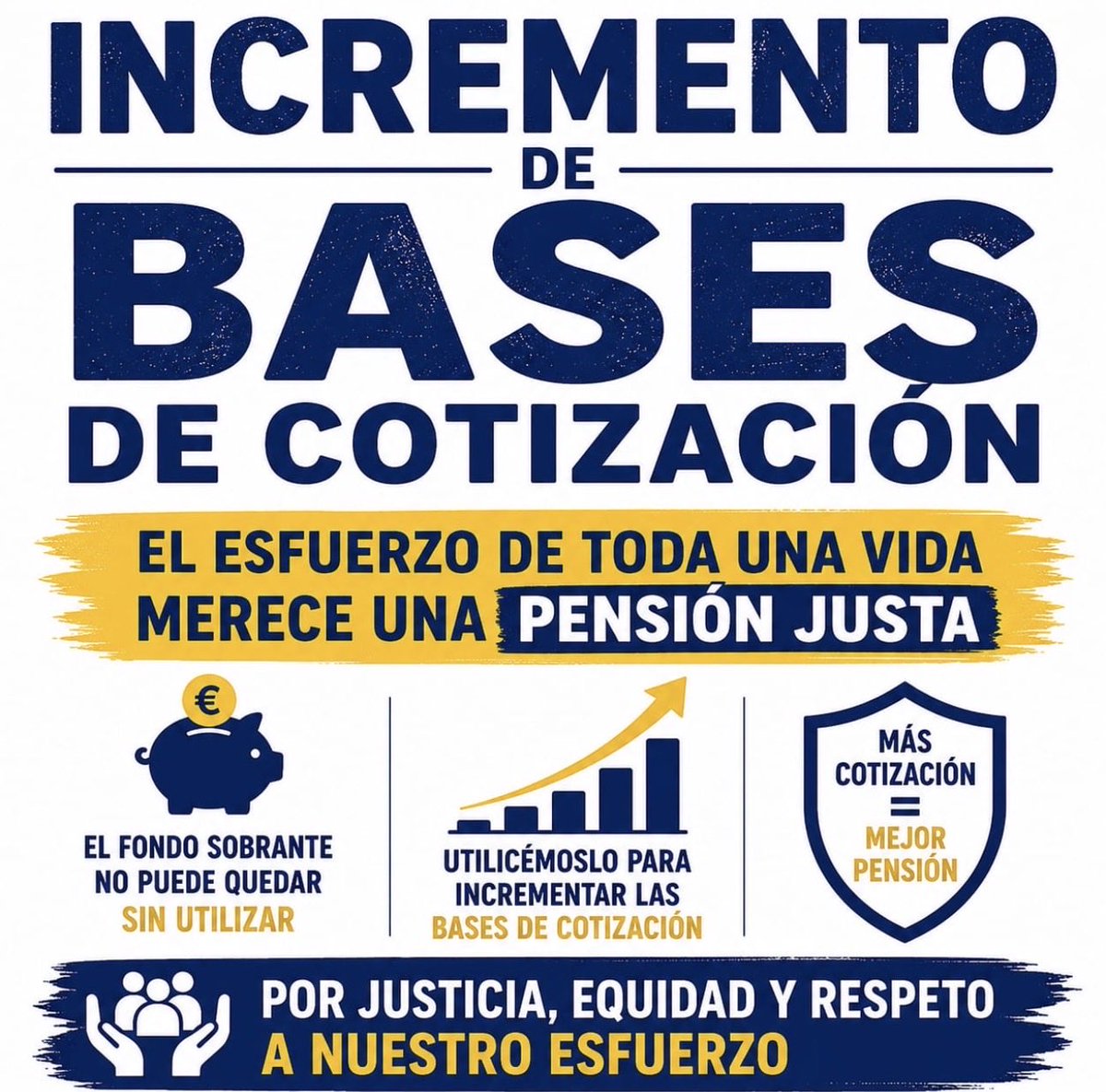 NGM98629821's tweet photo. #PasarelaAlReta 
Los excesos de fondo se destinarán a la mejora de bases.

Principios básicos de la SS. Principio de contributividad.

Urge una corrección técnica. Donde dice teniendo en cuenta “bases mínimas” debe decir "o superiores en su caso".

No demos margen de error. https://t.co/a2PzMHcLxC