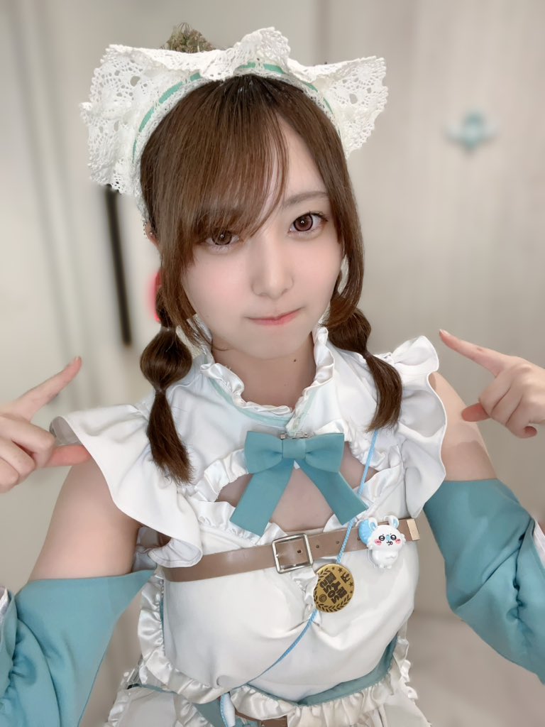 mayoi_blueegg's tweet photo. おきゅおわです🫶🏻
今日は初めましての方とたくさんお会いできて嬉しかったです🌷お久しぶりの方もたくさんお話してくれてありがとう🥹♡
ぽこぽこツイン初めてしたけど可愛いのでまたやる！

チェキもありがとう💘

➡️22日〜21時まで🍉衣装チェンジです🍉 https://t.co/Ahvwle19aW