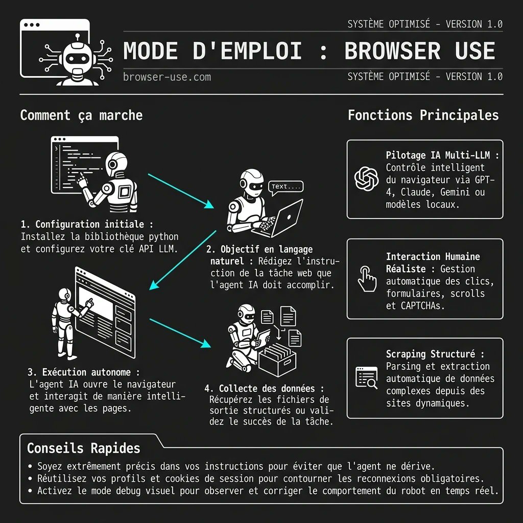 KingLandfr's tweet photo. L’ère du clic manuel touche à sa fin.
Pourquoi les interfaces que vous utilisez aujourd’hui seront perçues comme des outils préhistoriques dans 18 mois ?
#KingLand #IA #Innovation #Tech #BrowserUse #Automatisation #Agentique #Python #FuturDuWeb #Productivite
✨ Explorer Browser Use : https://t.co/TccXEZrPL3
Parce qu’avec l’émergence des agents autonomes, comprendre le " @browser_use " vaut mieux que subir l'obsolescence de vos processus opérationnels.
Nous assistons à une rupture majeure : Browser Use 3.0 ne se contente plus de simuler une navigation. Il intègre désormais une exécution de code Python native au cœur du navigateur. L'IA ne "regarde" plus votre écran, elle exécute, itère et corrige ses propres actions en temps réel.
Ce saut technologique révèle une vérité inconfortable : la valeur ne réside plus dans l'exécution de tâches répétitives, mais dans la capacité à orchestrer des agents capables de naviguer dans la complexité du web dynamique. Les workflows linéaires et rigides deviennent des freins à votre vélocité.
Le marché bascule d'une logique d'outils-logiciels (SaaS) vers une logique d'agents-opérateurs. Si votre stratégie digitale nécessite encore une intervention humaine constante pour extraire ou traiter une donnée, vous n'êtes pas en train d'optimiser, vous êtes en train de ralentir.
🔍 insight stratégique : L'interface web redevient l'API universelle de l'IA.
🤖 insight technologique : L'exécution Python in-browser supprime la latence entre intention et action.
📈 insight business : Le coût d'opportunité d'une tâche manuelle devient exponentiellement élevé.
💡 insight créatif : Nous passons de la création de sites à la création d'architectures d'actions.
🛡️ insight risque : La sécurité des accès devra repenser l'identité des agents autonomes.
🚀 insight opportunité : Créer des workflows qui auto-réparent leurs erreurs de navigation.
▫️ Tool Détail : https://t.co/zcyXKTUXAj
"Les interfaces changent moins vite que notre manière d'automatiser l'intention." — C. Pestel
En observant cette version 3.0, je ne peux m'empêcher de penser à la fin des formulaires et des workflows complexes. Nous entrons dans une phase où le "browser" n'est plus un lieu de consultation, mais un environnement d'exécution. C'est fascinant et déstabilisant à la fois. J'avoue parfois douter de la vitesse à laquelle nous intégrons ces agents dans nos habitudes. Pourtant, une fois qu'on a vu un agent corriger son propre script pour valider un accès, le retour en arrière semble impossible. La question n'est plus de savoir si l'IA va naviguer, mais quel rôle nous jouerons une fois qu'elle aura appris à le faire mieux que nous.
Quelle est la première tâche de votre quotidien que vous aimeriez déléguer intégralement à un agent de navigation autonome ?