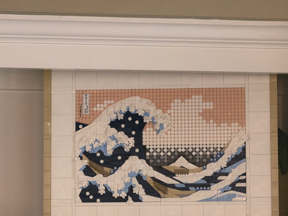 JamesyAndrePUBL's tweet photo. @ApexSeeker_ “Five hundred years of smiling is enough. I’d rather be riding that LEGO version of The Great Wave.” https://t.co/qArE9dBJcn