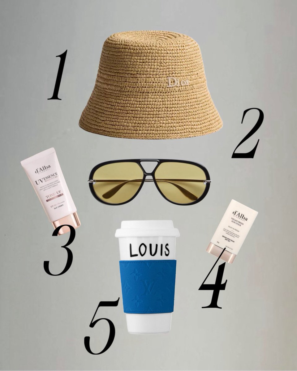 BeautyStyleHH's tweet photo. ☀️ Beach Facial Care Essentials 🤍
Healthy skin = protected skin ✨
1. Hat
2. Sunglasses
3. SPF 50+++ (reapply every 2–3h)
4. Sun Stick
5. Water + moisturizer after sun
Protect your glow 🤍
#SkinHealth #BeautyTips #SPF5
Mehr Tipps https://t.co/skRE50tQJL https://t.co/PT9fDZA2bF