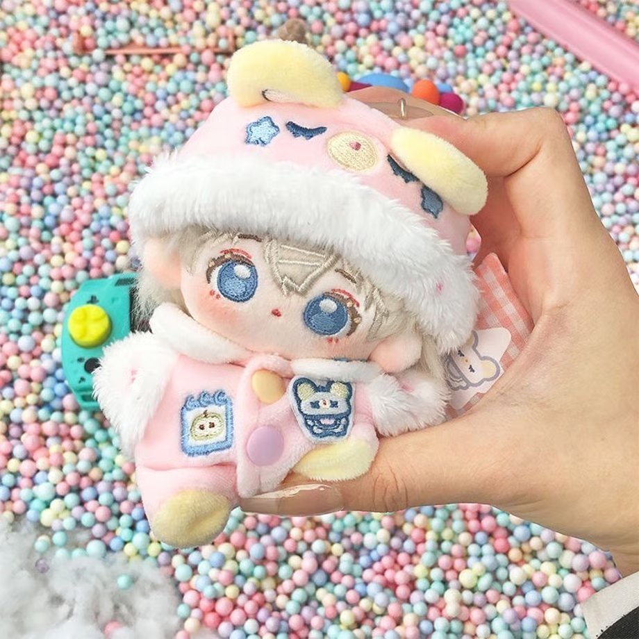 G.triGer】 ぬいぐるみ用もこもこくま耳パジャマ(10cm用) ふわふわの