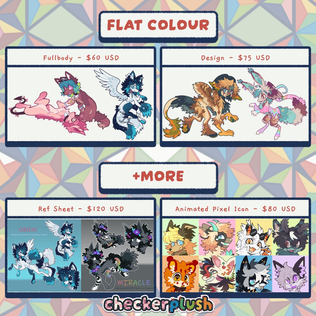 checkerplush's tweet photo. July cms 2nd round! 5 more slots available :] more info in the replies~ 💙✨ https://t.co/huD00BXLZU