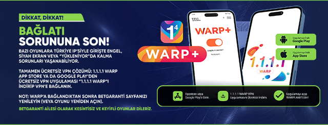 btgaranti_x's tweet photo. 🚨 Bazı oyunlarımızda Türkiye IP Girişte engeller yaşanabiliyor.
🚨 Ücretsiz VPN Çözümü: 1.1.1.1 WARP, Ücretsiz Google Play ve App Store da indirebilisiniz.
Güncel adres: https://t.co/9C60wbosi1 ✅
#yatırımbonusu #kayıpbonusu #sporbonusu #freebet #hosgeldinbonusu #denemebonusu https://t.co/N4h38zMAXs