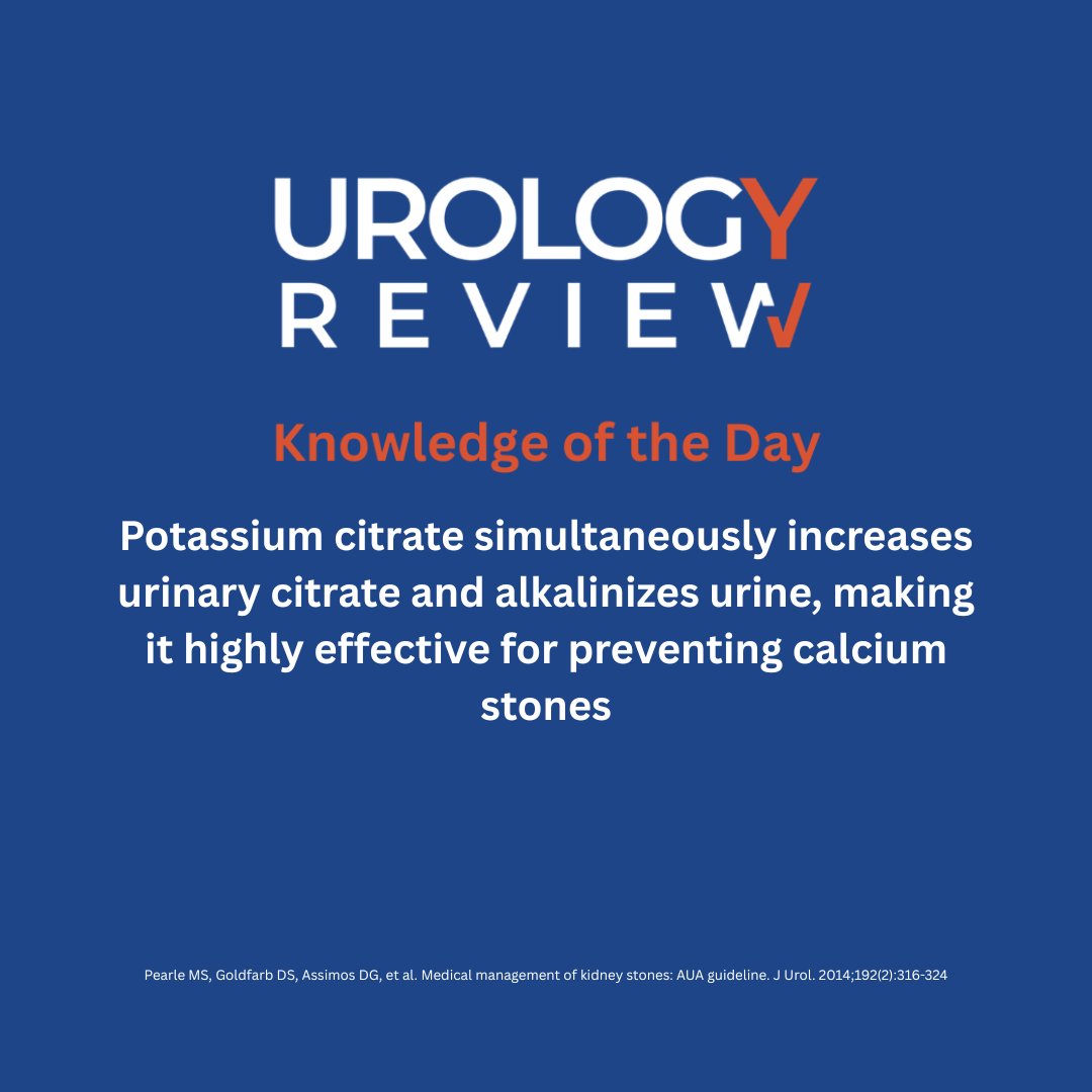urologyrev's tweet photo. Potassium citrate

#urologyreview #urology #urologist #urologyresidency #surgicaleducation #medicaleducation #meded #surgery #medicalstudent #medicine #medicalschool #resident https://t.co/z0WTwwUiAc