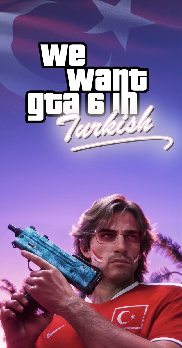 Mertcan55x's tweet photo. @_GTAVI_ #WeWantGTA6inTurkish
@RockstarGames 
@RockstarSupport 
@Take2Interact https://t.co/RJ7qOeLGa4