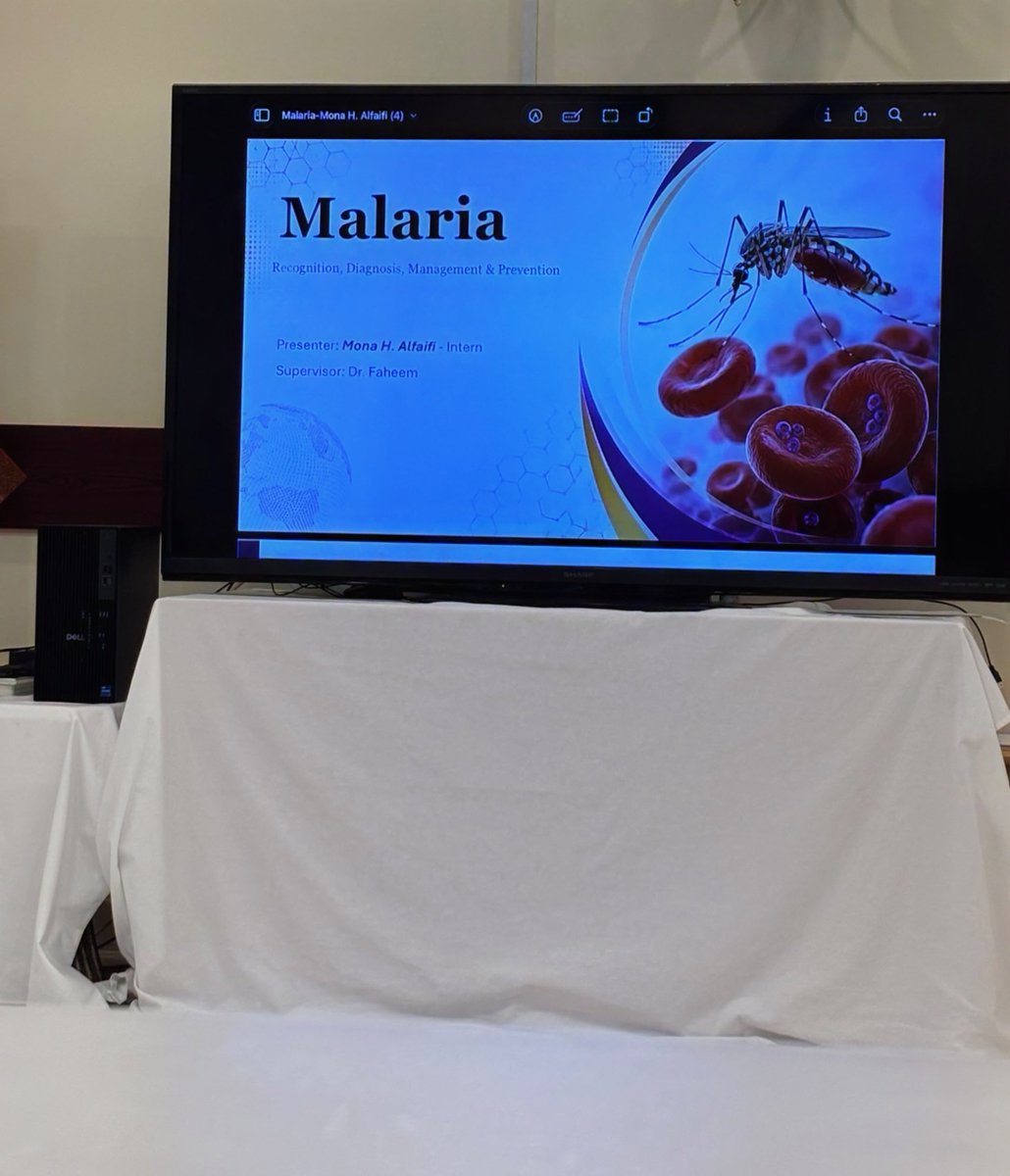 mona_99a's tweet photo. My first presentation as a Medical Intern covering Malaria, marked a great start to this new chapter of learning and growth. 🤍🩺 https://t.co/MQAsQhUz0S