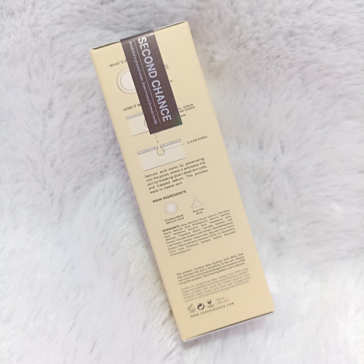 angykittyy's tweet photo. Wts

For skin's sake fss salicylic acid toner 100ml (BHA SECOND CHANCE) new segel 105k splitpay, exc admin 2,5k co via shopee https://t.co/DZsYKIMA71