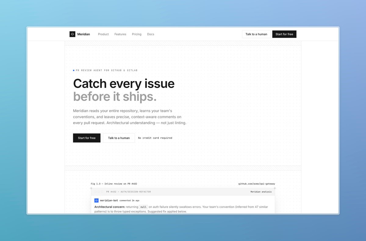 meridian_agi's tweet photo. Meridian has a new logo and a new landing page 

website: https://t.co/7kn8QZmEjh https://t.co/gDCxedLUzA