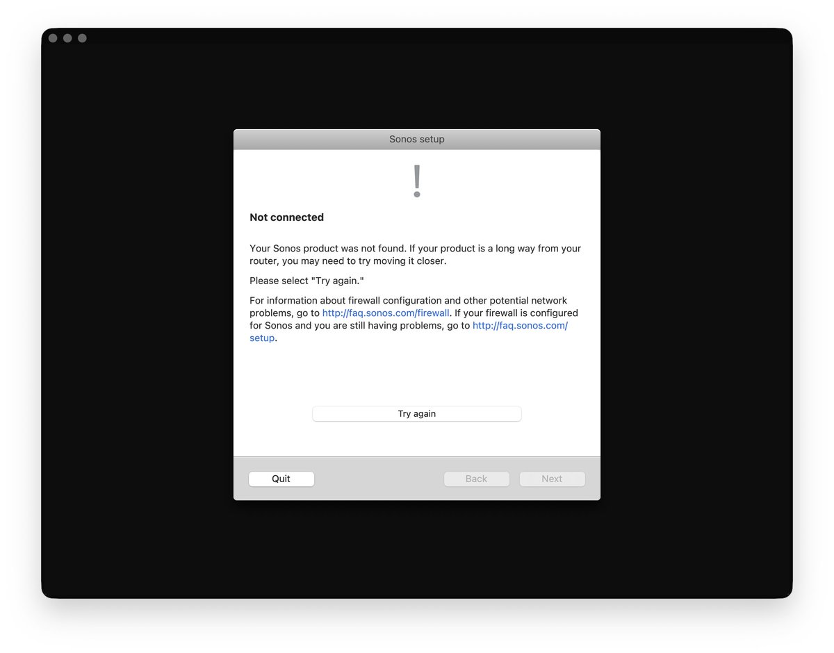 jgoodliffe_'s tweet photo. @Sonos this has been a bug for years also! How is it still not fixed... https://t.co/06hNTEGFzV