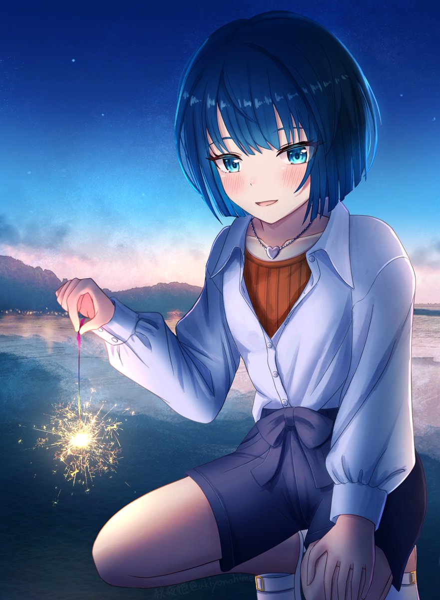 himetsuru_GN's tweet photo. 遥ちゃんと線香花火したい
#prsk_FA https://t.co/Oh1dB9BEMJ