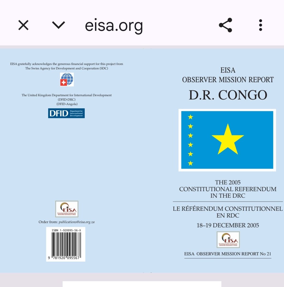 Kalengm's tweet photo. Les Peter Tiani, et tous ses semblables kadiosheurs mashi amumenu, ne compte que sur une chose : le mensonge ! Ils savent très bien que leurs amis talibans et consorts cousins n'aiment pas lire et quand ils lisent, ils comprennent seulement ce qu'on leur dit!  Toutes les organisations internationales qui étaient en RDC comme observatrices du référendum constitutionnel, avaient fait un rapport officiel, publié 👇👇👇👇
https://t.co/IrgOuQaynN
Un simple récapitulatif :

Électeurs inscrits
25 021 703
Votants
15 505 810
Taux de participation
61,97 %
Abstention
38,03 %
Suffrages valablement exprimés
14 780 075
Bulletins blancs et nuls
725 735 (4,68 %)
Oui
12 461 001 (84,31 %)
Non
2 319 074 (15,69 %)

Tiani pour manipuler ses amis a donné, en fait les statistiques, non du référendum en général mais celles de la seule ville de Kinshasa: 50,29% pour OUI et 49,71 pour NON! 
Nous devons arrêter de prendre les gens pour des cons qui n peuvent pas d'informer ! Qui dépendrait de petites émissions youtube pour s'informer ! Oups non! 
@KimKimuntu @AdamBombole @petertiani007