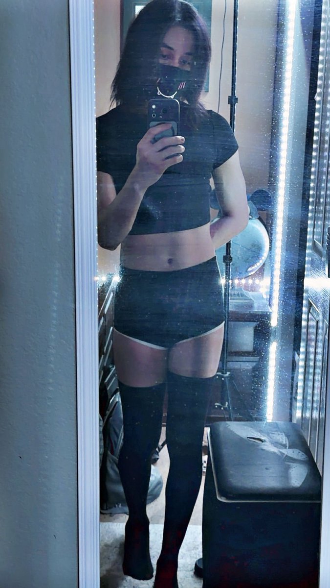 noodlesan_'s tweet photo. more femboy fits yay :3 you like? should I wear something better? #femboy #thighhighs #catboy #boykisser https://t.co/EoBVdQh3w1