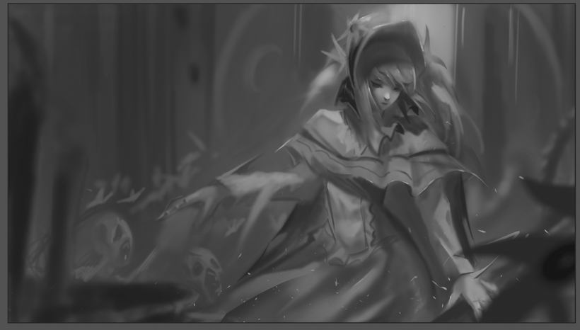 Nosoriart's tweet photo. Gwen bloodborne #artoflegends https://t.co/4AD0CKLiSI