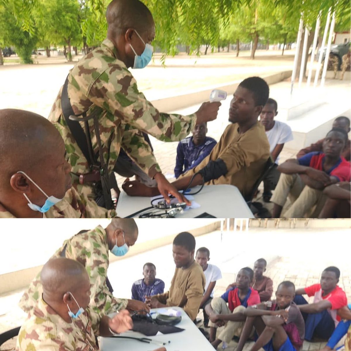abdullahayofel's tweet photo. BREAKING GOOD NEWS : Midnight Horror Averted as Troops Crush ISWAP Kidnap Plot Targeting 46 Students in Borno🔥🔥

Security forces under Operation HADIN KAI, alongside Nigeria Police Mobile Force personnel, foiled a midnight ISWAP attempt to abduct 46 students at the Federal Government Girls College, Monguno, Borno State.

The terrorists reportedly infiltrated the school with the help of suspected collaborators but were met with overwhelming resistance from troops and reinforced by the Sector 3 Quick Reaction Force, forcing them to flee without kidnapping a single student.

All 46 students were rescued, evacuated to Kinnasara Barracks, medically examined, and confirmed safe. However, some students tragically lost their lives after being hit by sporadic gunfire during the exchange.

Security forces have launched an operation to track down the fleeing terrorists and identify those suspected of aiding the attack.