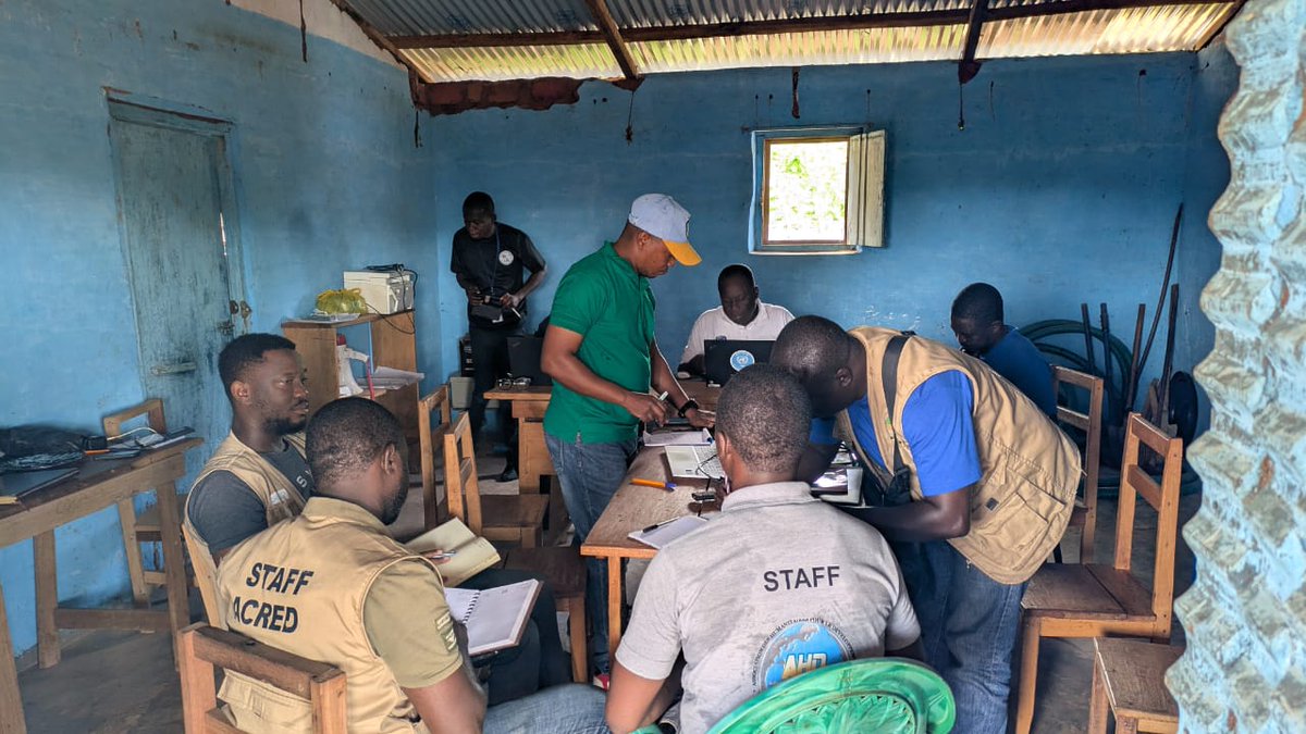 AHDAHD21827119's tweet photo. Visite terrain à Pombolo 16-17/07/2026  de l’équipe du FH RCA des projets humanitaires financés par « FH RCA » implémentés par les ONGs Nationales (AHD et ACREB) et Internationales (COOPADEM) en République centrafricaine @OCHAFunds https://t.co/vHN6jppZzd