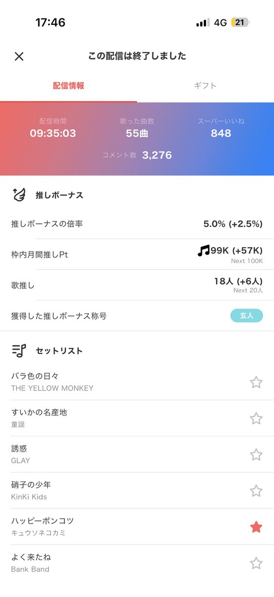 UNDER_LINE0902's tweet photo. 121人入室チャレンジ無事達成しました！
9時間35分で123人の方に入室して頂きました！
ColorSingで配信はじめて初のチャレンジでしたが沢山のご協力でずっと楽しく最後までやりきれました！
本当にありがとうございました🙏☺ https://t.co/ckerwu572b