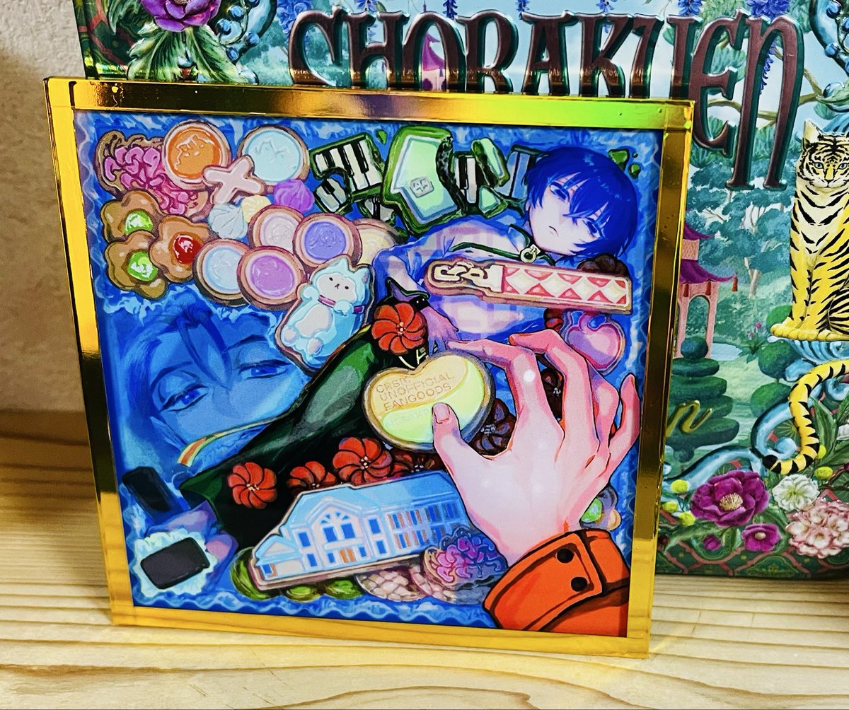 アクリル色紙届きました！ 小さいけど色綺麗 🍪感らしさでて良い 7/26