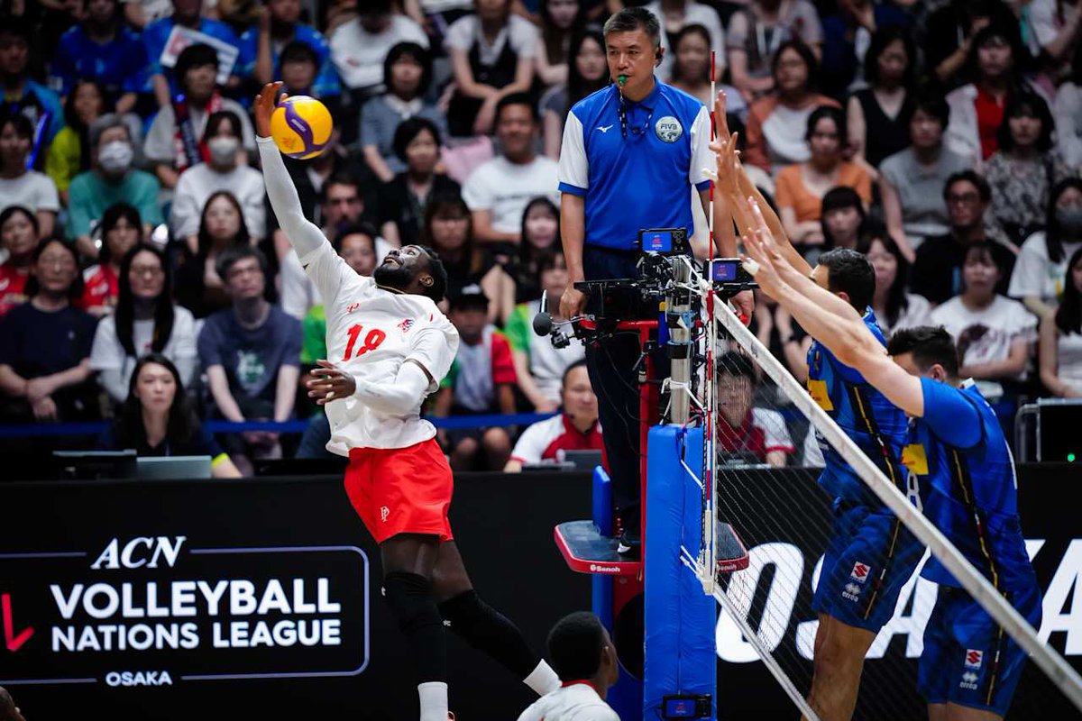 miyamaoh's tweet photo. これこれ。コンセプシオンに代わって。

（📷Volleyball World） https://t.co/dy7WnHDYDo