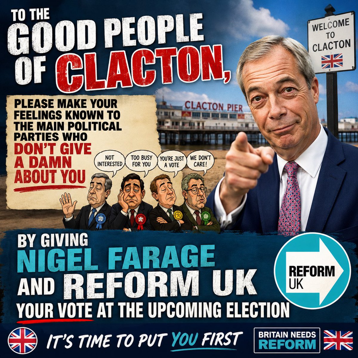 Frankie_1643's tweet photo. Vote Farage! https://t.co/SxcNZKzMOS