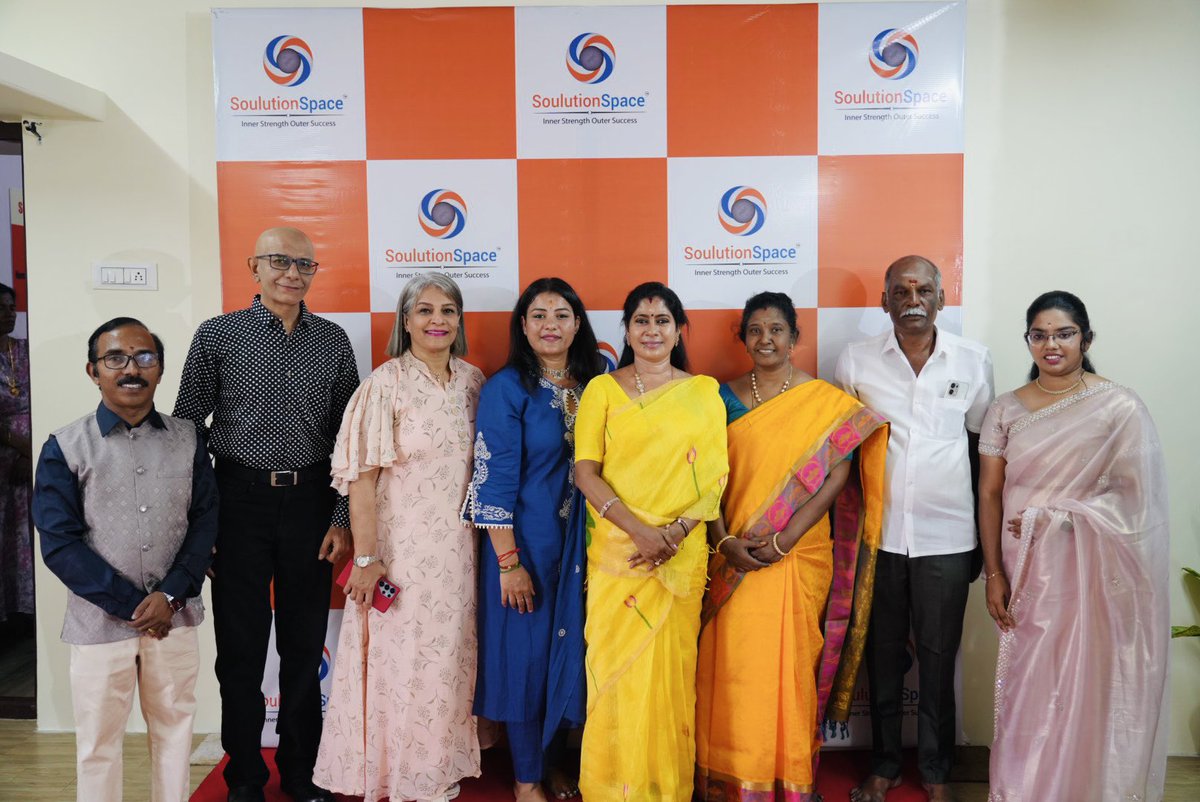 meena_cbe's tweet photo. It was a pleasure to be part of the inauguration of Soulution Space, By lighting the ceremonial lamp. It was truly an inspiring moment.

My heartfelt congratulations to Mr. N. Rengarajan and the entire Soulution Space team on this wonderful initiative.

Soulution Space is a place where children discover who they truly are, identify their unique strengths, build confidence, and unlock their full potential. It nurtures not only academic excellence but also emotional intelligence, self-awareness, and character.

Wishing Soulution Space great success in shaping confident, capable, and compassionate future generations.

“True education begins when a child discovers who they are.” 
Soulution Space academy 

#SoulutionSpace #ChildDevelopment #FutureLeaders #coimbatore