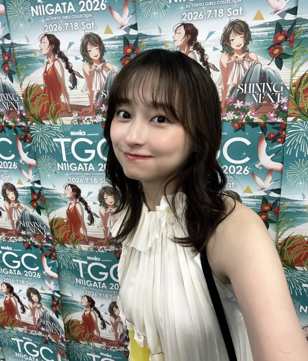 hisa582's tweet photo. NAMICS presents 
TGC新潟2026で
MCな
＃影山優佳 さん
＃kagegram
https://t.co/0LZaCJVJoN https://t.co/vMiCFGi729