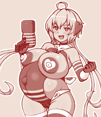 knightraid000's tweet photo. オナホ型ギアのクリスちゃん（妊娠中） https://t.co/4wAVdmrKss