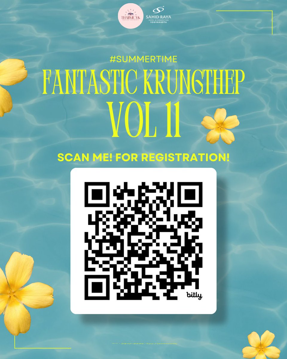 thaiimeyk's tweet photo. 🔥𝗛𝗼𝘁 𝗚𝗶𝗿𝗹𝘀, 𝗛𝗼𝘁 𝗕𝗼𝘆𝘀, 𝗛𝗼𝘁 𝗪𝗲𝗮𝘁𝗵𝗲𝗿, 𝗛𝗼𝘁 𝗘𝘃𝗲𝗻𝘁! 𝐅𝐚𝐧𝐭𝐚𝐬𝐭𝐢𝐜 𝐊𝐫𝐮𝐧𝐠𝐭𝐡𝐞𝐩 𝐕𝐨𝐥 𝐗𝐈🔥
📅 Minggu, 26 Juli 2026
🕓 16.00 WIB
📍 Sahid Raya Hotel Yogyakarta
🎟️ HTM 10K
🔗: https://t.co/YHm2c510BW

See you there!👋🏻🌼
#thaiimeyk #FKXI https://t.co/wyHWvUExSs