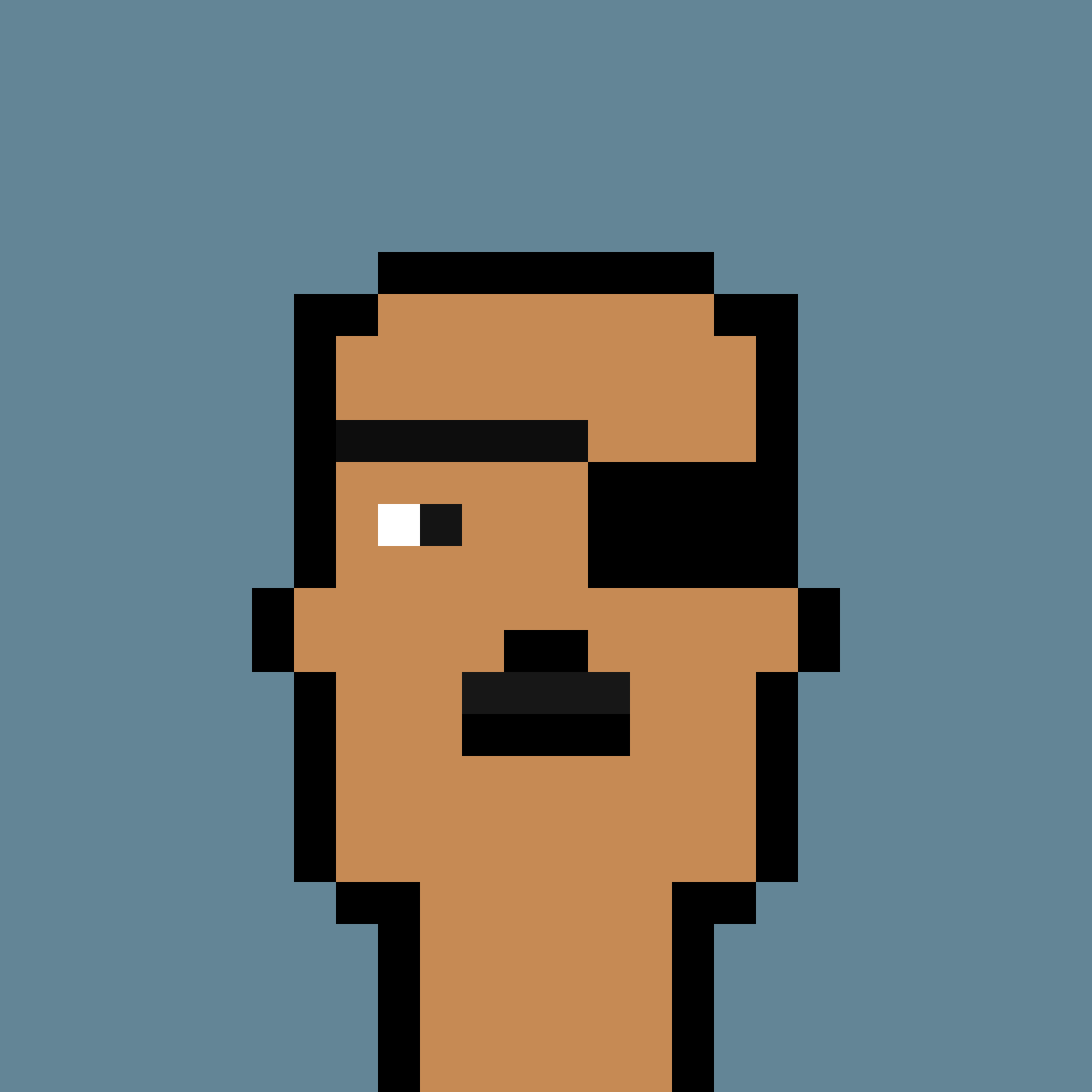 SimplePunksNFT's tweet photo. Simple Eye Patch. https://t.co/Vbkq5cmQ8w